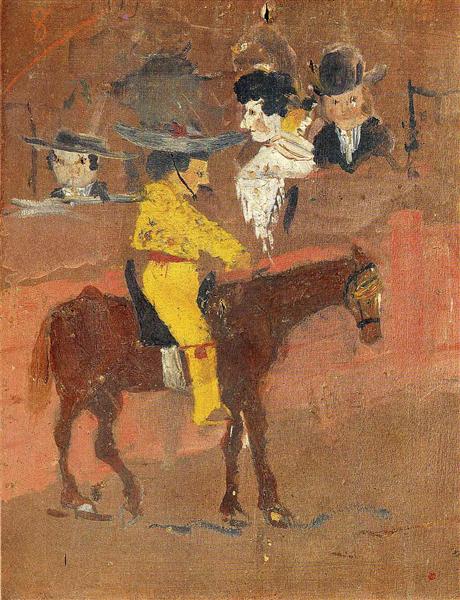 Pablo Picasso Classical Oil Paintings The Picador - Click Image to Close